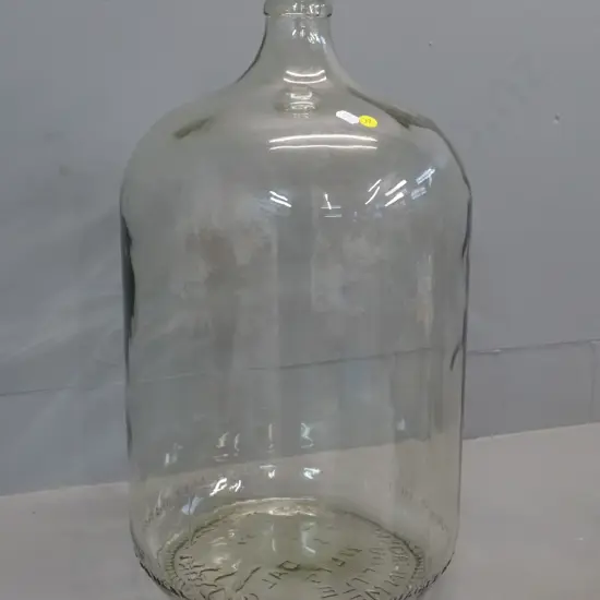 large clear glass carboy - marked 'Made in Mexico' on base H-540 D-300