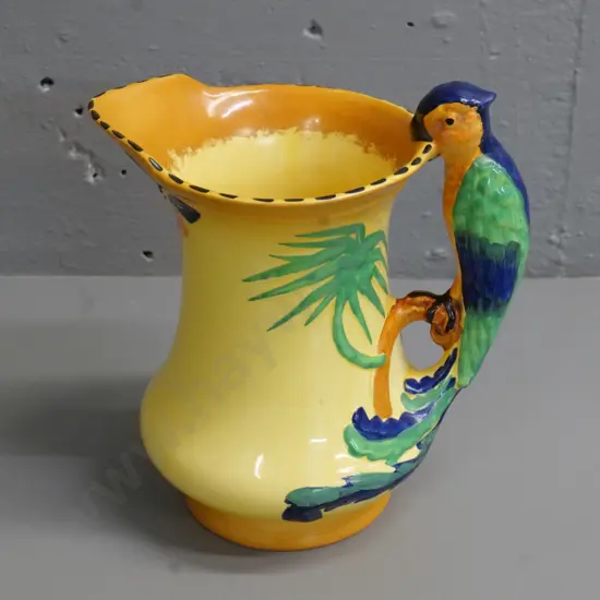 Burleigh parrot handle jug H-190 W-180