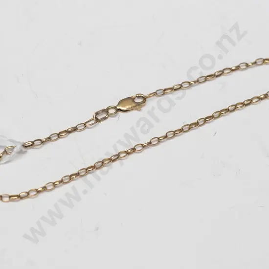 9ct chain bracelet stamped 375
