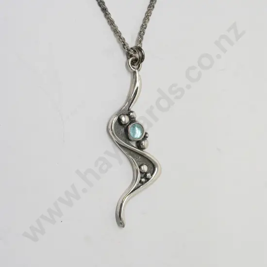 silver necklace stamped 925