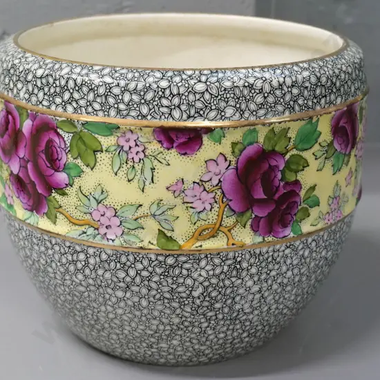Grimwades floral pattern jardiniere H-200 D-235