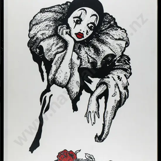 Monique C - framed ltd edition harlequin print 2/20  "Serie II" H-540 W-380