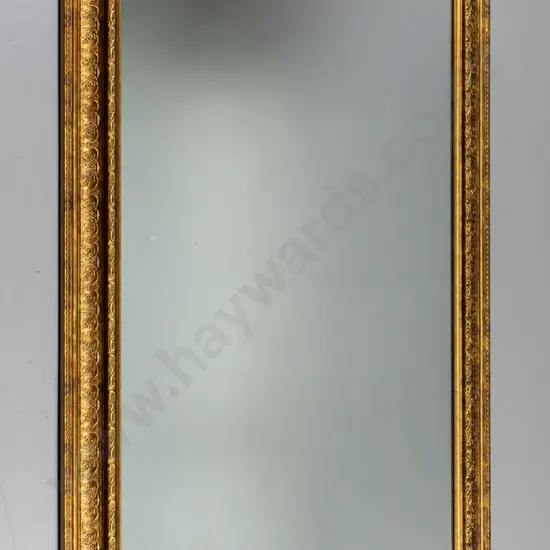 gilt framed wall mirror H-1170 W-770