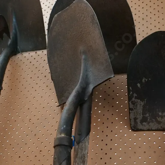 2 vintage shovels