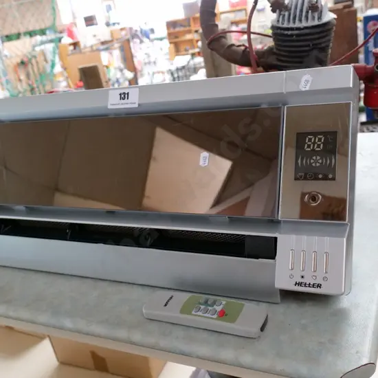 Heller wall mounted heater with remote control