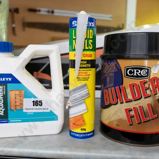 glues, builder's bog