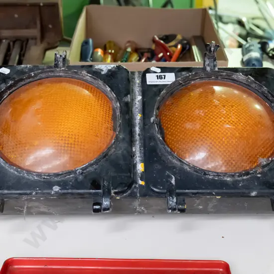 orange traffic lights