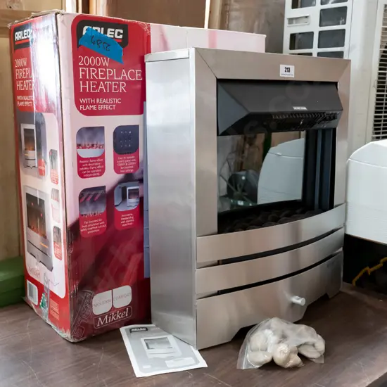 Arlec 2000W faux fireplace heater