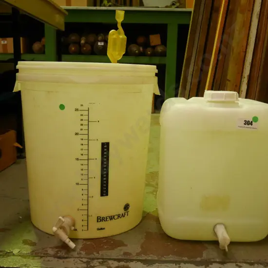 homebrew fermenter, white 20L water container
