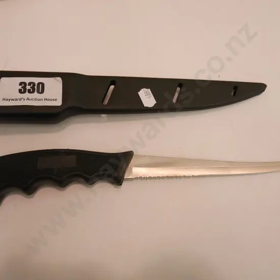 dive knife and scabbard