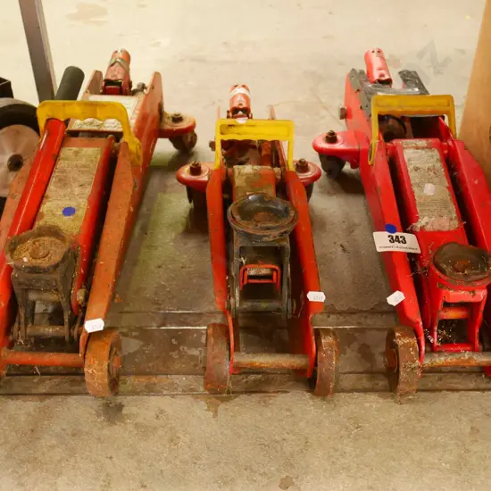 3x trolley jacks