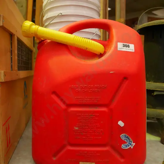 20L plastic fuel can