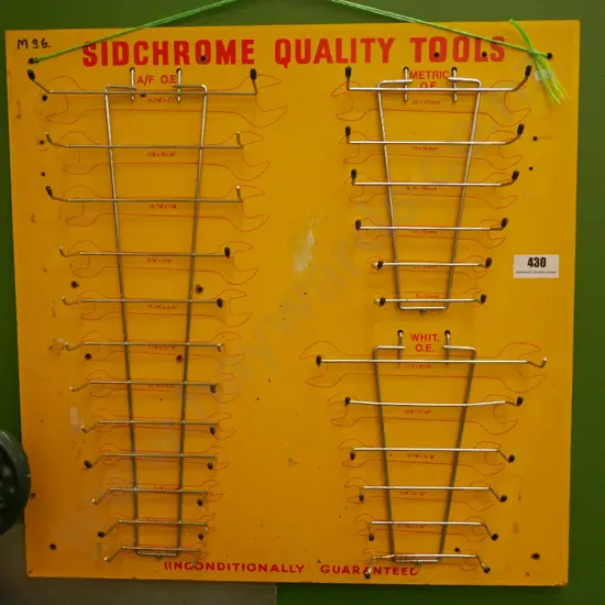 Sidchrome wall mounted spanner holder