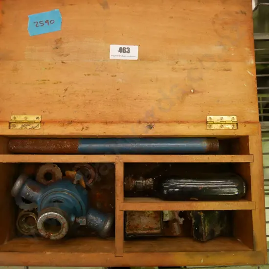 wood cased pipe cutting set