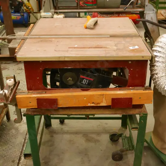 homemade bench saw