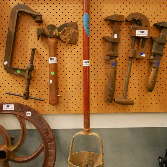 hand operated post hole borer