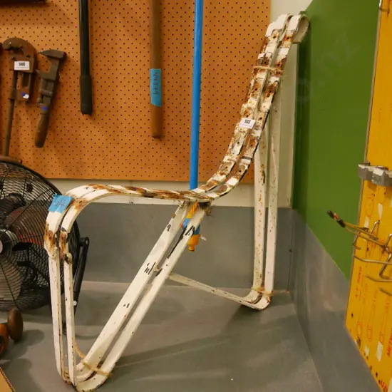 retro garden bench seat frame