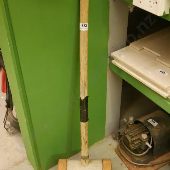 wooden vintage sledge hammer
