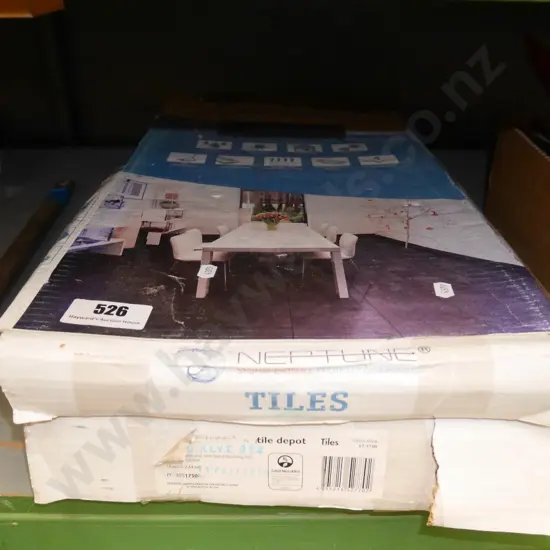 17 Gray Neptune floor tiles Approx 610x300