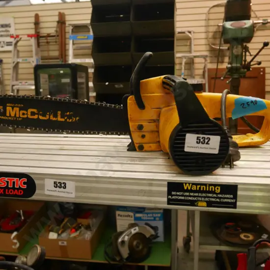 McCulloch electric chainsaw