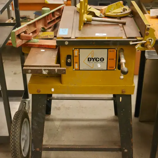 Dyco combination table saw and buzzer
