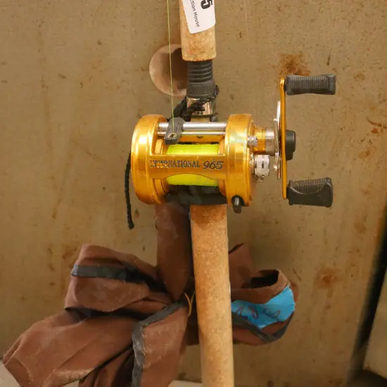 fishing rod and reel