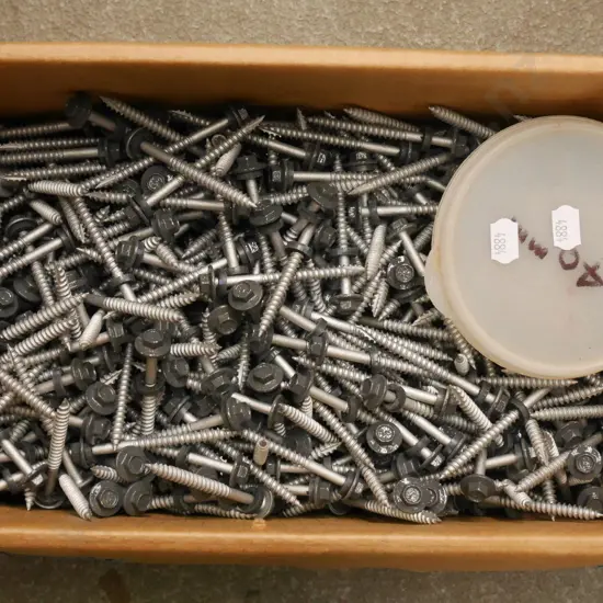 box; roofing screws