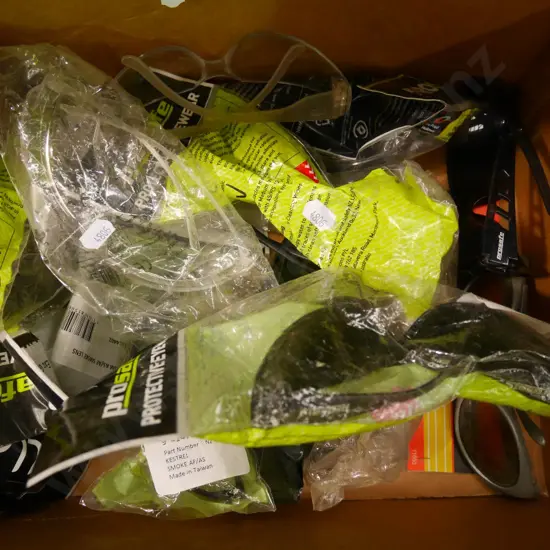 box of safety glassses
