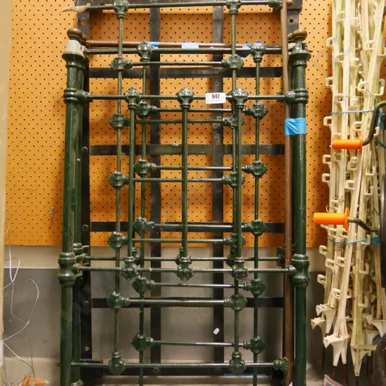 restorer's Victorian cast iron cot