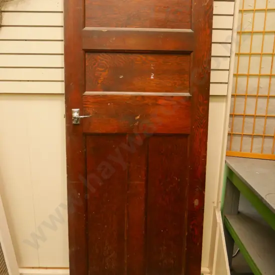 wooden 4 panel door H-2030 W-810