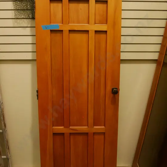 rimu 9 panel door with hardware H-1975 W-760