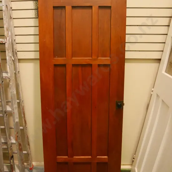 rimu 9 panel door with hardware H-1970 W-760