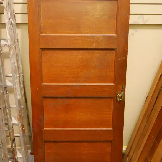 pair of oak art nouveau cupboard doors Each H-1650 W-760