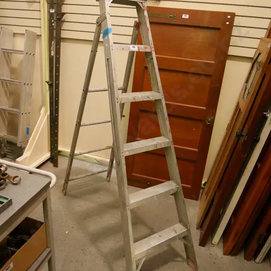 5 step aluminium ladder