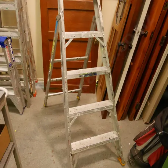 Walker 4 step aluminium ladder
