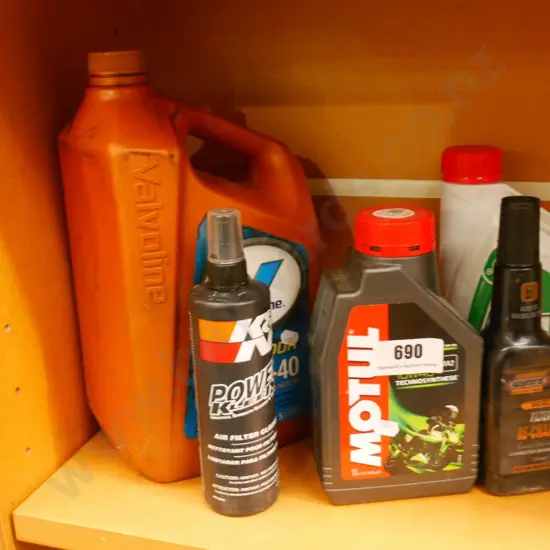 various engine oils