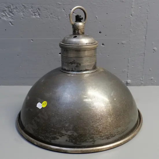 industrial style metal light fixture with bulb fitting, no wiring H-320 D-320