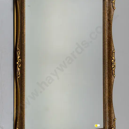 gilt framed wall mirror H-740 W-480