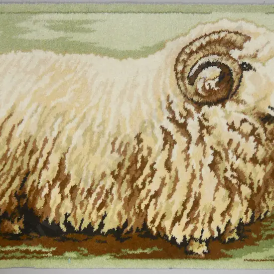 souvenir Drysdale New Zealand wool floor rug - made by 'Heritage'  L-1370 W-690