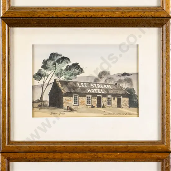 3x Yvonne Benson hand coloured prints Each H-90 W-135