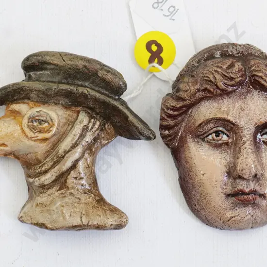 2x Donna Demente brooches Each H-62