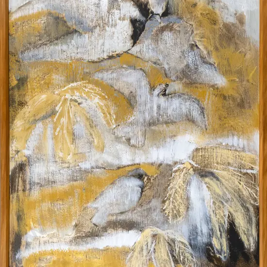 Goldberg '66 - framed oil - birds H-730 W-530