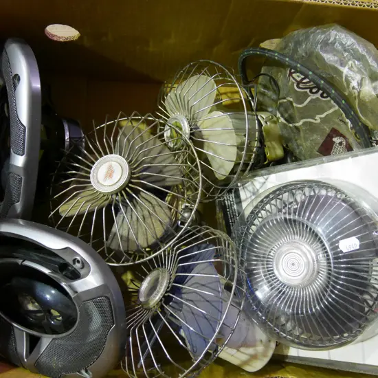 box; car fans, car speakers