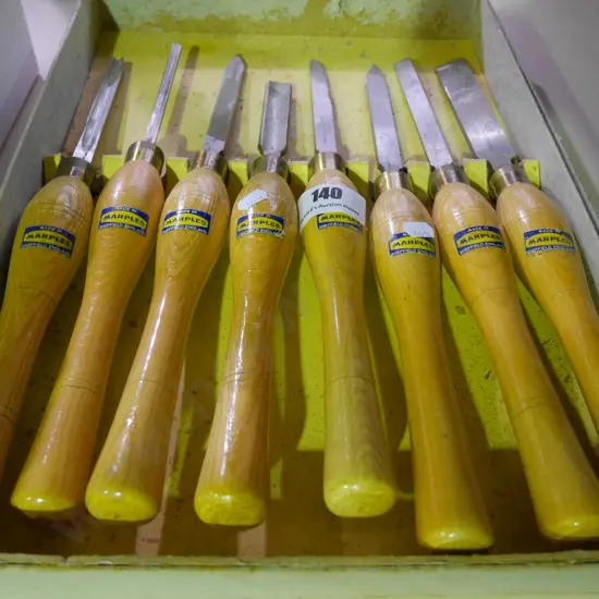set of 8 Marples lathe chisels