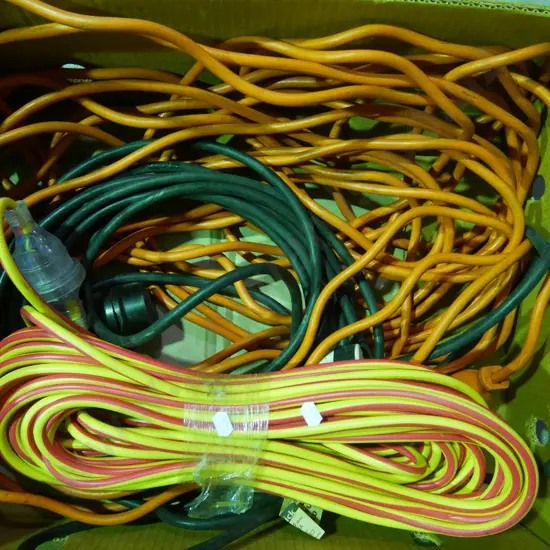 box; electrical leads