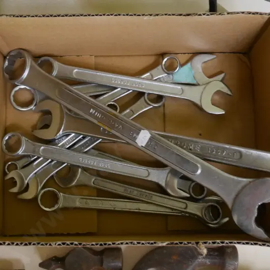 box; open end and ring spanners