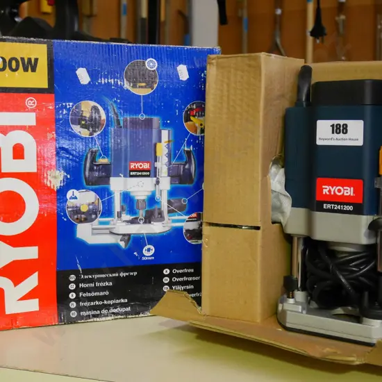 boxed as new Ryobi plunge router