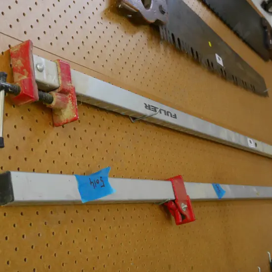 pair of Fuller alloy sash clamps