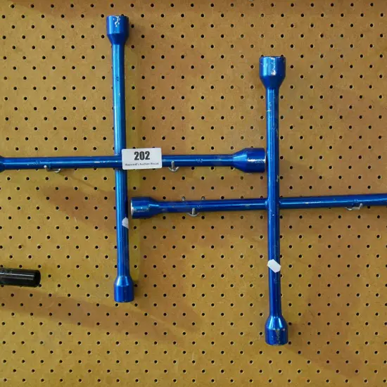 pair of tyre wrenches