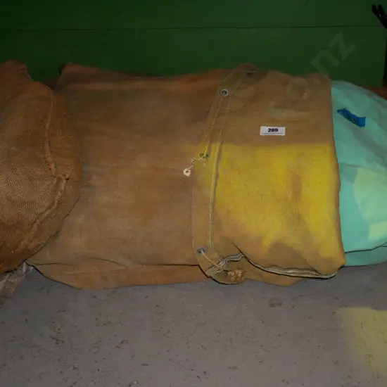 large canvas Scout tent with poles, pegs etc